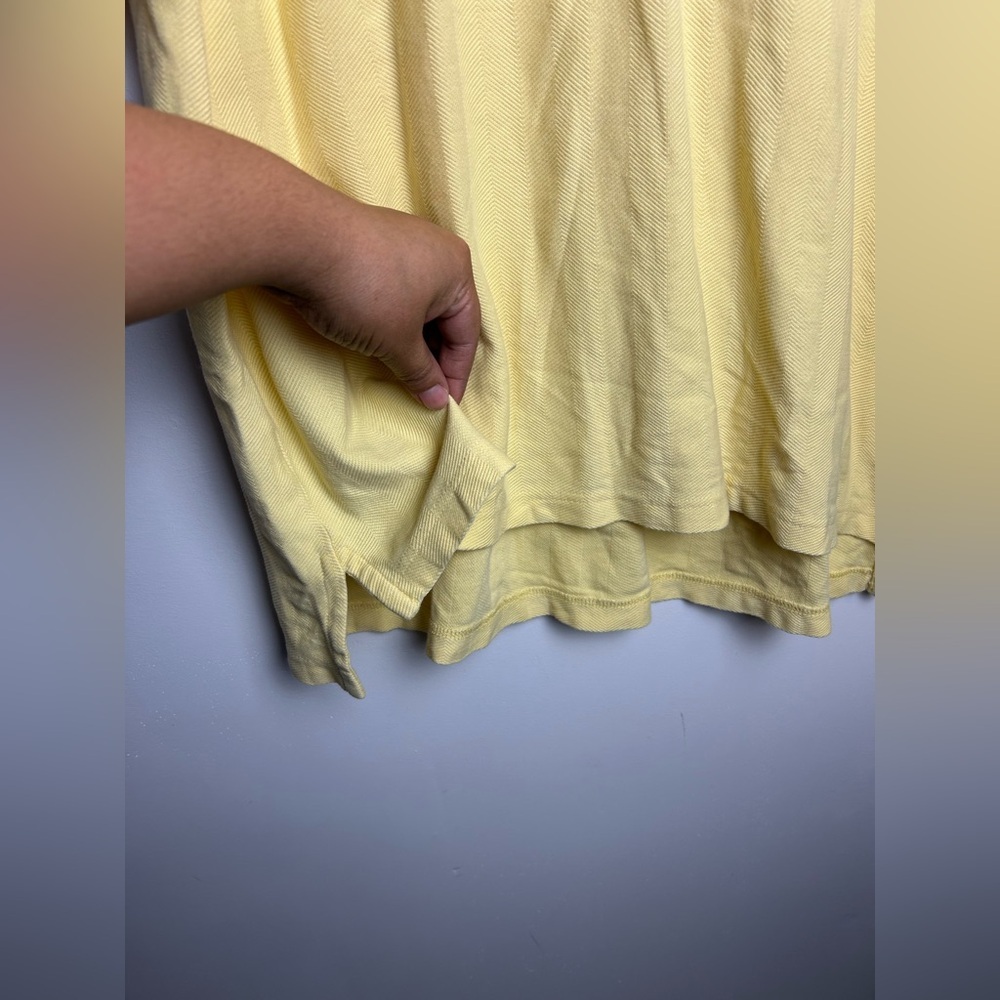 Vintage Men Pendleton Polo Shirt Size L  Yellow Butter 100% cotton Natural - Picture 4 of 13